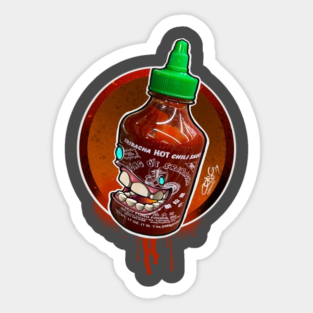 Sriracha Sticker by skinwerks